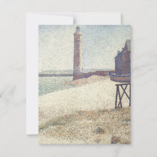 Hospice and Lighthouse, Honfleur by Georges Seurat