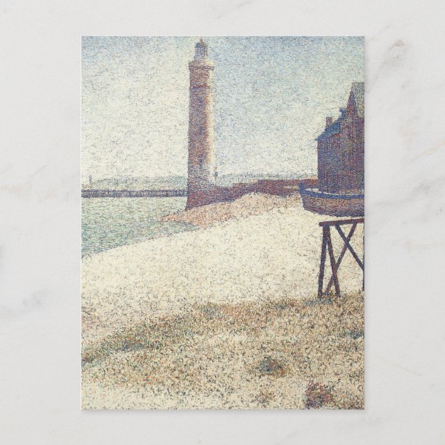 Hospice and Lighthouse, Honfleur by Georges Seurat Postcard (Front)