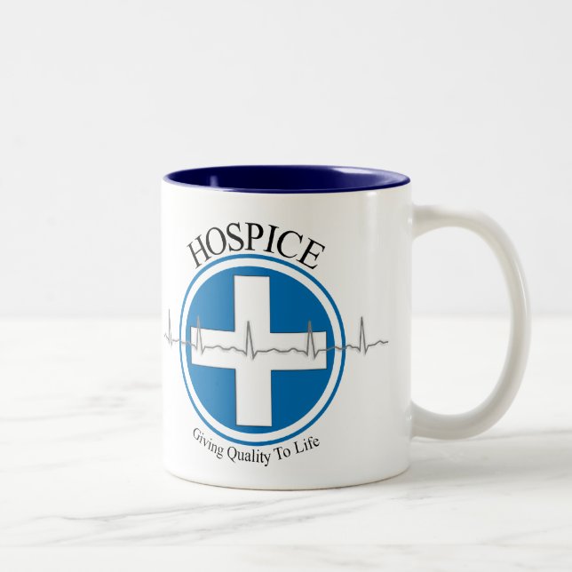 Hospice Gifts Two-Tone Coffee Mug (Right)