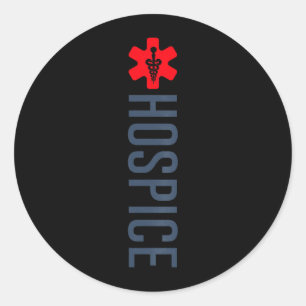 Hospice Nurse Doctor Graduation Medical Nursing Classic Round Sticker