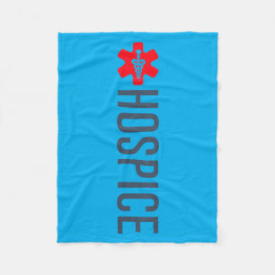 Hospice Nurse Doctor Graduation Medical Nursing Fleece Blanket