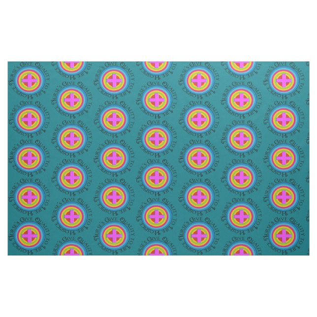 Hospice Nurse  Fabric (Fat Quarter)
