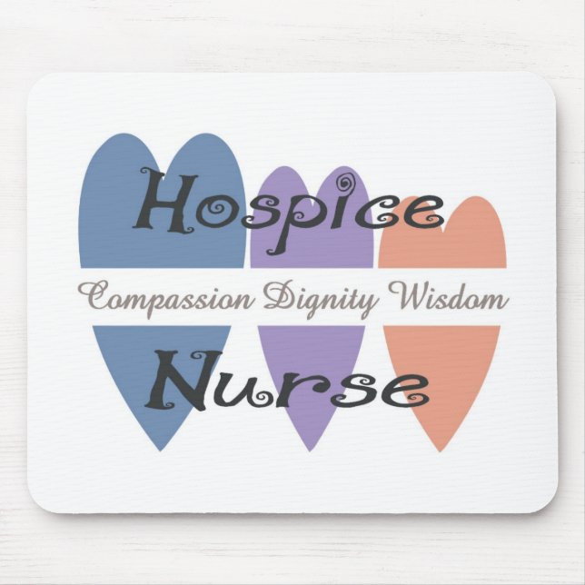 Hospice Nurse Gifts Mouse Pad (Front)