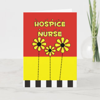 Hospice Nurse Gifts Thank You Card
