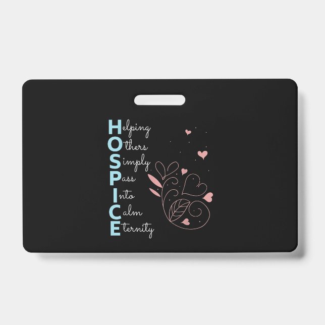 Hospice Nurse ID Badge (Front)