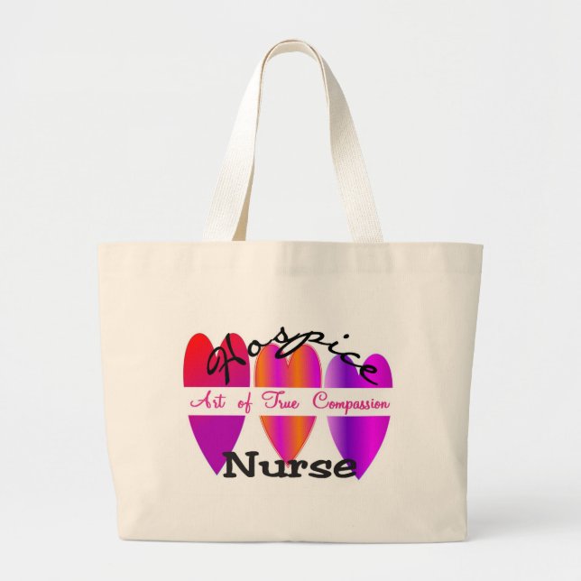 Hospice Nurse Tote Bag (Front)