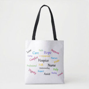 Hospice Nurse Tote Bag