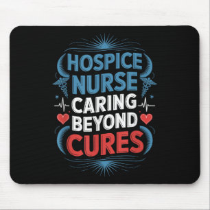 Hospice Nursing Design For Hospice Nurse Palliativ Mouse Pad
