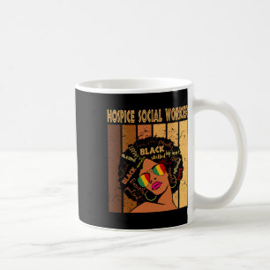 Hospice Social Worker Afro African Women Black His Coffee Mug