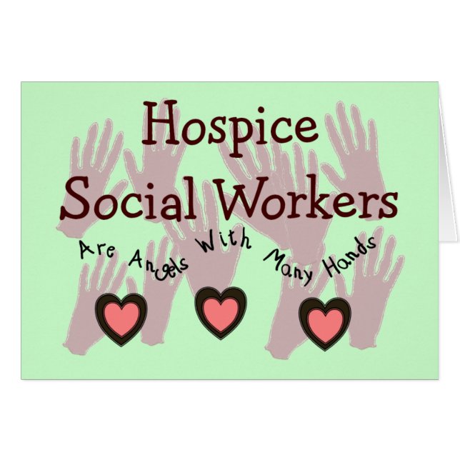 Hospice Social Workers "Angels With Many Hands" (Front Horizontal)