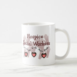 Hospice Social Workers "Angels With Many Hands" Coffee Mug