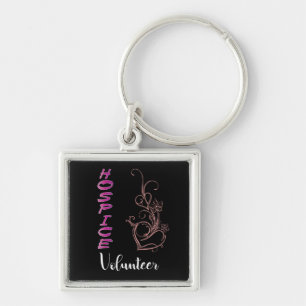 Hospice Volunteer Gift Women Men Nurse Hospice Key Ring