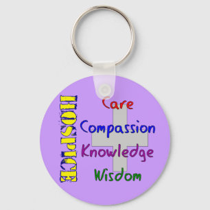 Hospice Worker Gifts Key Ring