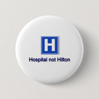 Hospital 6 Cm Round Badge