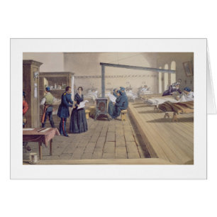 Hospital at Scutari, detail of Florence Nightingal