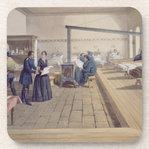 Hospital at Scutari, detail of Florence Nightingal Coaster
