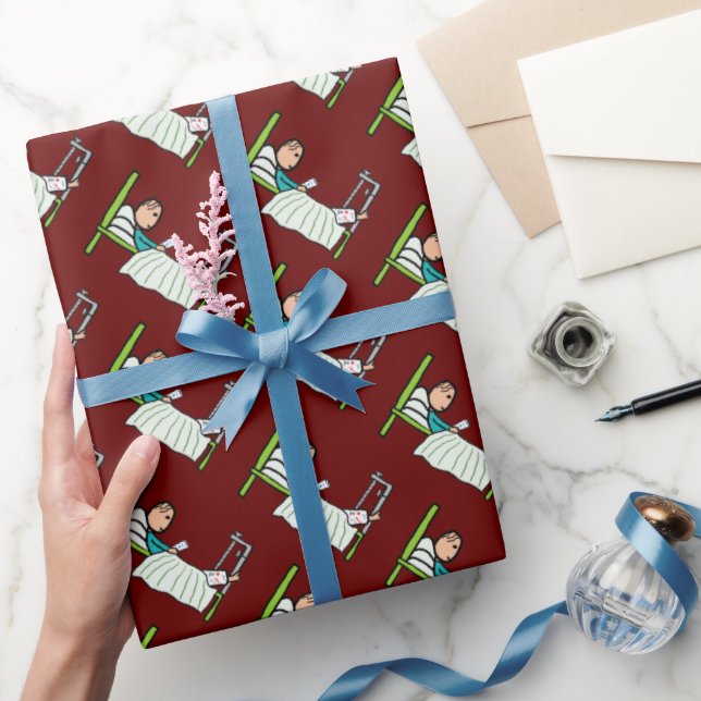 Hospital Bed Wrapping Paper (Gifting)