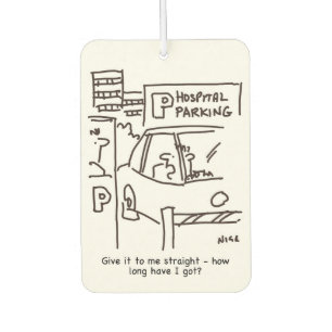 Hospital Car Parking Theme Coffee Mug Air Freshener
