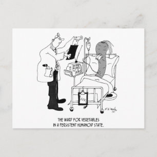 Hospital Cartoon 5872 Postcard