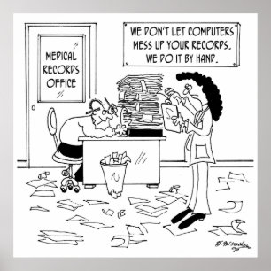 Hospital Cartoon 7117 Poster