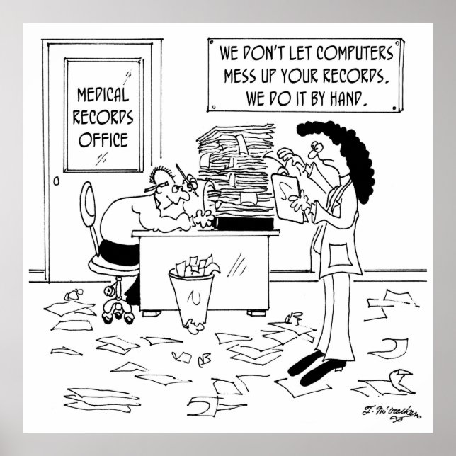 Hospital Cartoon 7117 Poster (Front)