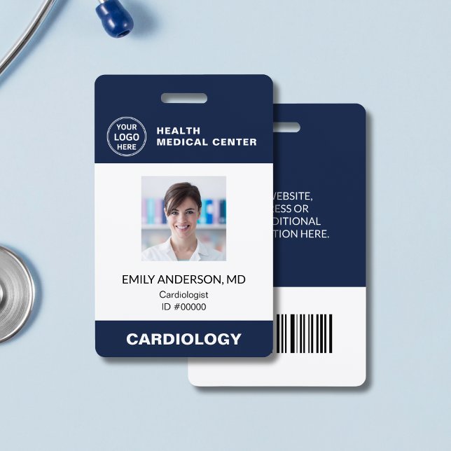 Hospital Clinic Doctor Employee Bar Code ID ID Badge (Hospital Clinic Doctor Employee Bar Code ID Badge)
