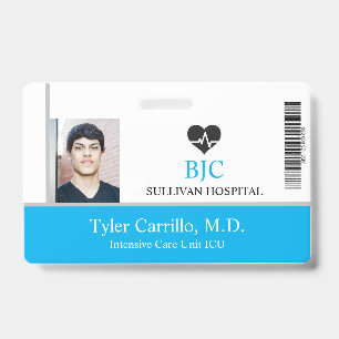 Hospital/Healthcare Employee ID Badge