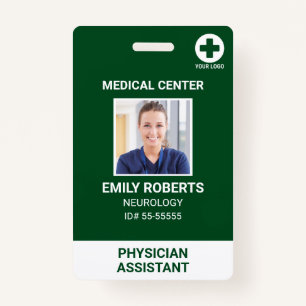 Hospital Medical Employee - Doctor Nurse Photo ID  ID Badge