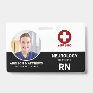 Hospital Medical Employee ID - Registered Nurse RN Badge