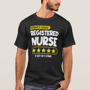 Hospital Murse 5 Stars Nurses Registered Nurse T-Shirt