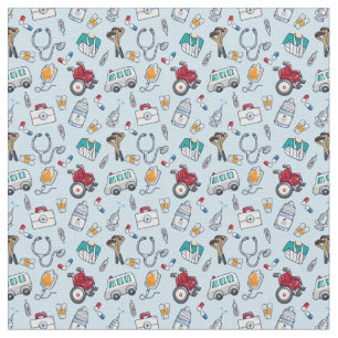 Hospital Pattern Fabric