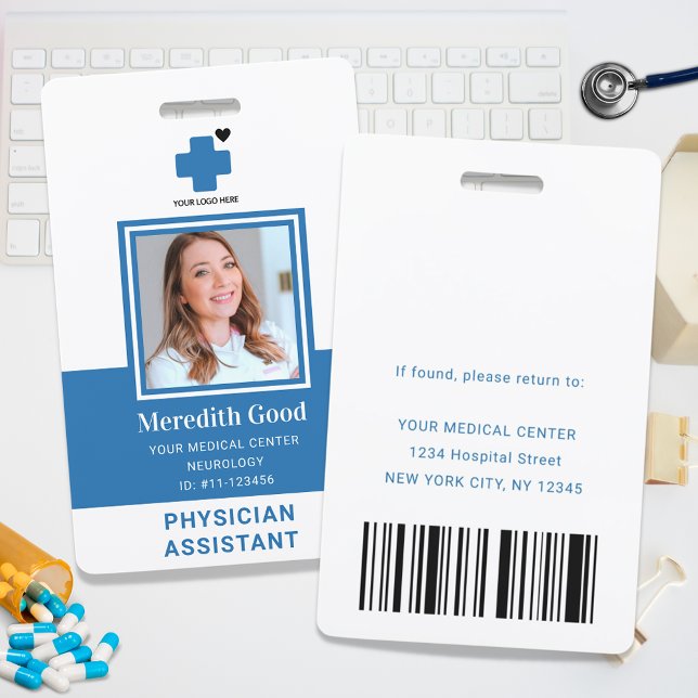 Hospital Physician Assistant Security ID Photo  Badge (Creator Uploaded)