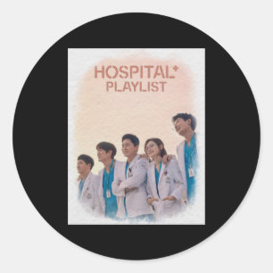 Hospital Playlist Kdrama Wise Doctor Life Jo Jung Classic Round Sticker