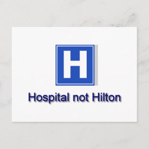 Hospital Postcard