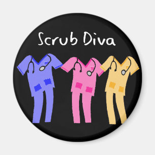 Hospital Scrubs Wearer Gifts Magnet
