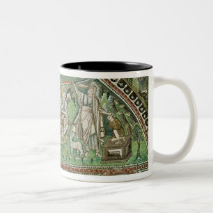 Hospitality of Abraham and the Sacrifice of Two-Tone Coffee Mug