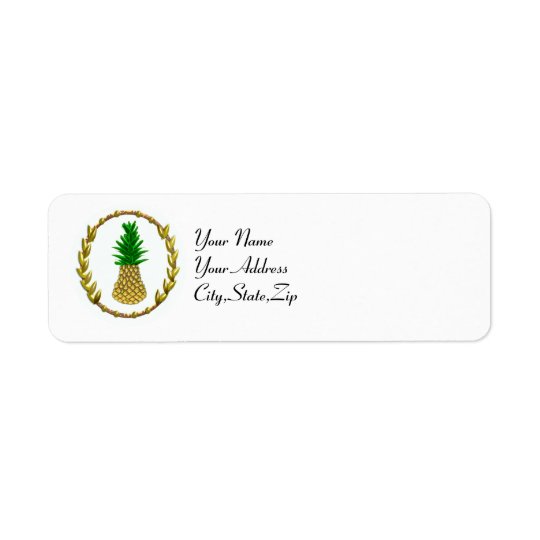 hospitality return address label