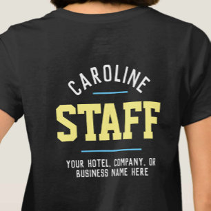 Hospitality Staff T-Shirt Printed Both Sides