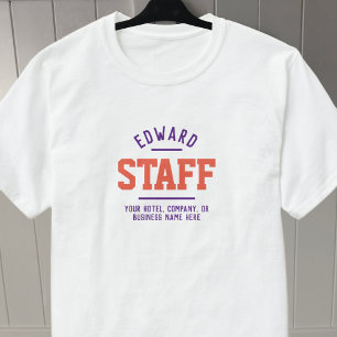 Hospitality Staff T-Shirt Printed Both Sides