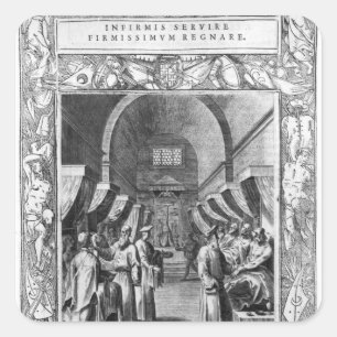 Hospitallers of the Order of St. John Square Sticker