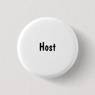 Host 3 Cm Round Badge