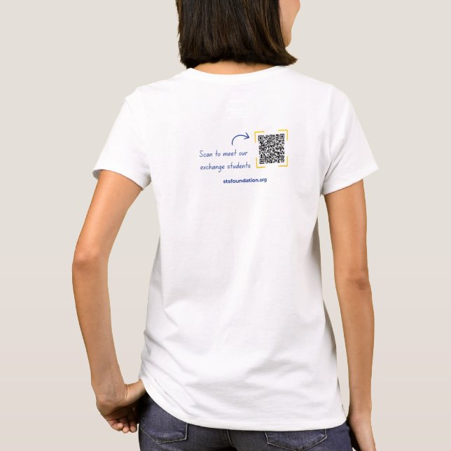 Host An Exchange Student T-Shirt - White (Back)