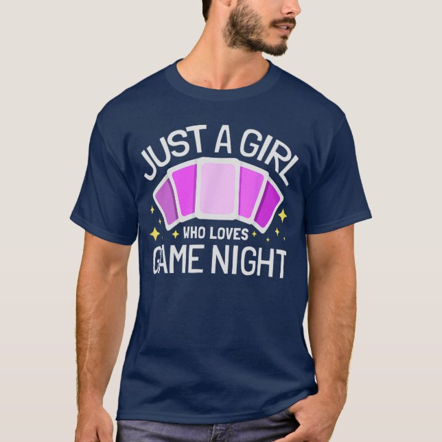 Host Game Night Family Game Night Gifts Prizes Gir T-Shirt (Front)