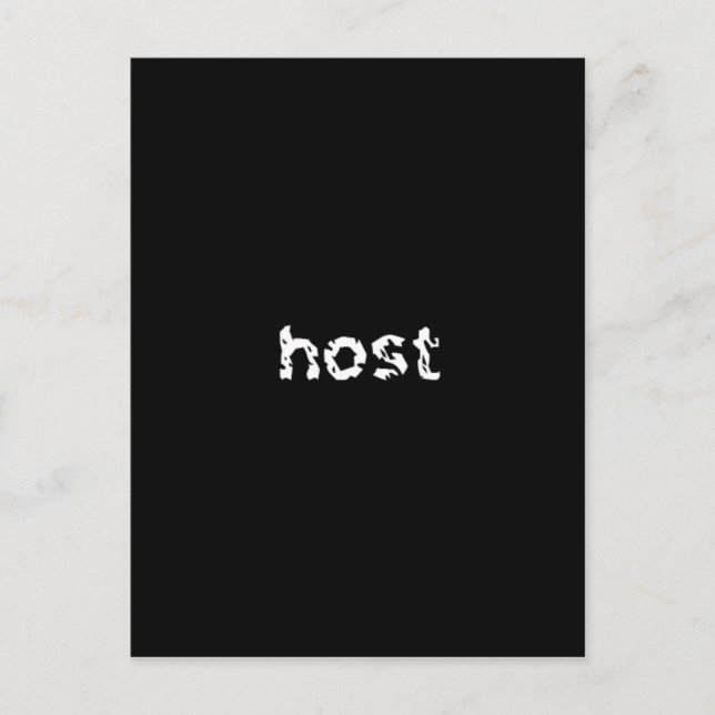 Host Postcard (Front)