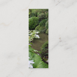 Hosta in a Zen Garden Mini Business Card