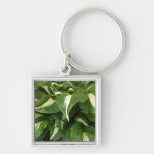 Hosta Leaves Key Ring