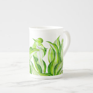 'Hosta with the Mosta' on a Bone China Mug