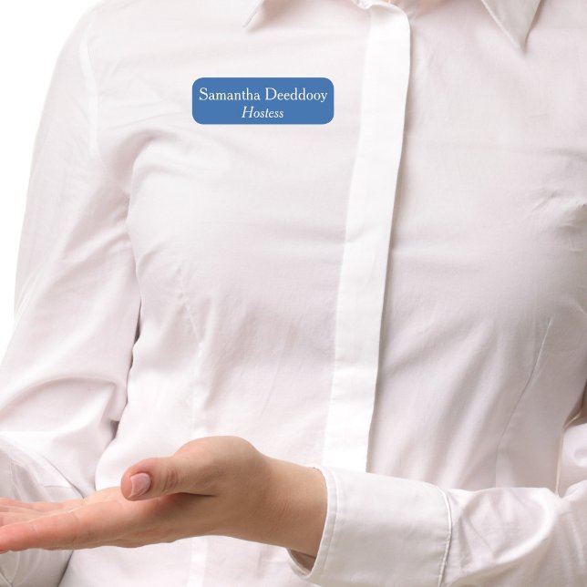 Hostess Blue Name Tag (Creator Uploaded)