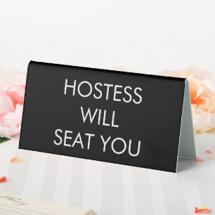 Hostess Will Seat You
