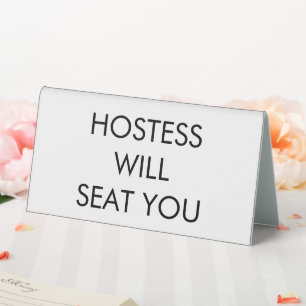 Hostess Will Seat You 